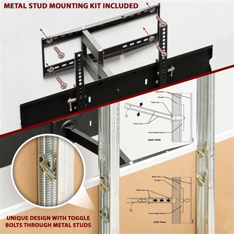 hanging tv bracket on metal studs|installing tv mount in studs.